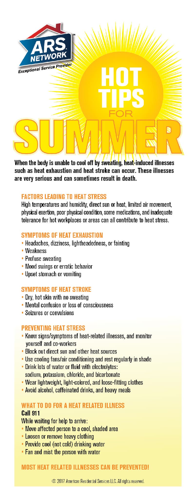 heat stroke infographic.