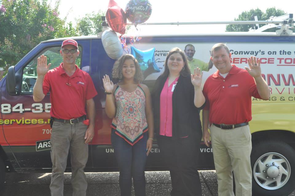 Conway Services donates HVAC